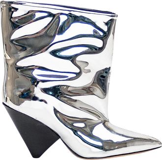 Isabel Marant Isabel Marant, Heeled Boots, female, Gray, Size: 6 US Miyako Ankle Boot