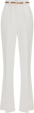 Elisabetta Franchi Pa00141E2.360 Pantaloni - - Trousers - Donna - Bianco - L