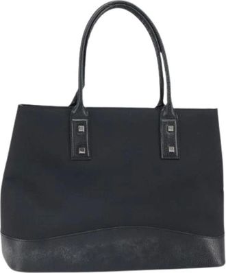 Fendi Pre-owned Tote Bags, female, Black, Size: ONE SIZE Pre-owned Vintage Canvas Tote Bag