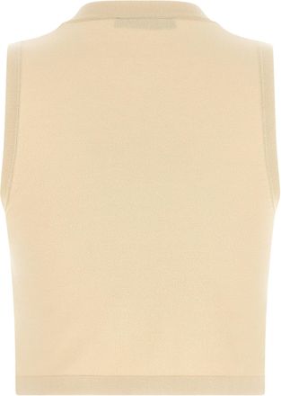 Max Mara Viscose Tank Top - Beige