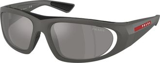 Prada Sunglasses, male, Gray, Size: 57 MM PS B03S Sunglasses