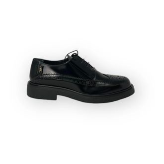 Tod's Laced Shoes, female, Black, 8 UK, Laced Leather Shoes