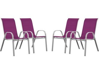 Habitat & Jardin Sill&oacute;n de jard&iacute;n rosa 53 x 75 x 92 cm