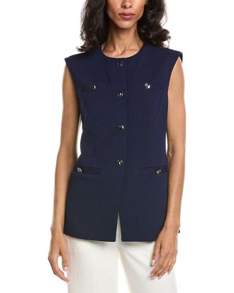Anne Klein Heavy Cool Crepe Vest