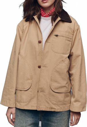 The Great. Barn Utility Jacket In Golden