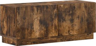 vidaXL Mueble De Tv Roble Ahumado Madera De Ingenier&iacute;a Vidaxl