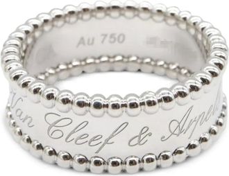 Van Cleef & Arpels 2010 Perl&eacute;e ring verfraaid met kralen - Zilver