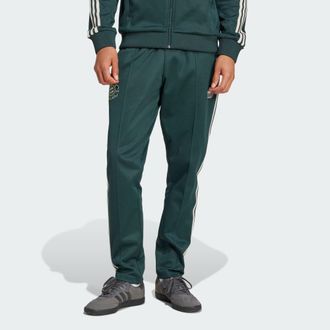 adidas Originals ADIDAS Originals Mens FC Bayern Seasonal Track Pants - Dark Green Cotton - Size X-Small