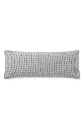 Sunday Citizen Snug Waffle Lumbar Pillow in Cloud Grey at Nordstrom