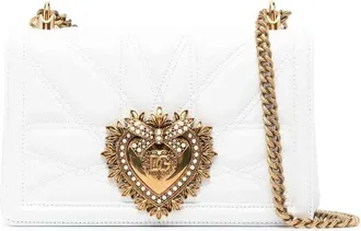 Dolce & Gabbana Borsa A Spalla Con Placca Logo-Donna