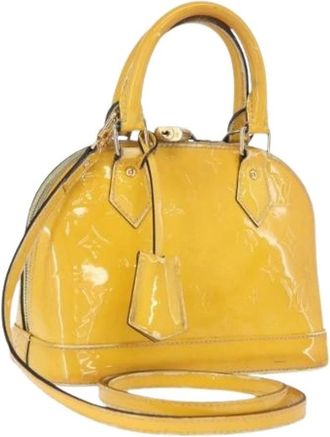 Louis Vuitton Pre-owned Vintage Handtas - Dames - Vintage Handtas - Geel - ONE Size - Leer - Vintage