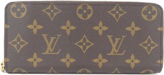 Louis Vuitton Marron Rose Ballerine Coated Canvas Long Wallet (Bi-Fold) (Pre-Owned)