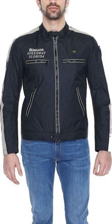 Blauer Mens Speedway Florida Jacket - Black Nylon - Size EU 54 (Mens)