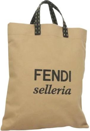 Fendi Pre-owned Canvas fendi-bags - Dames - Vintage Shopper - Beige - ONE Size - Vintage