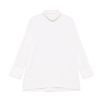 Max Mara Cashmere Knitwear, female, White, Size: S Stylish Tops for Every Occasion