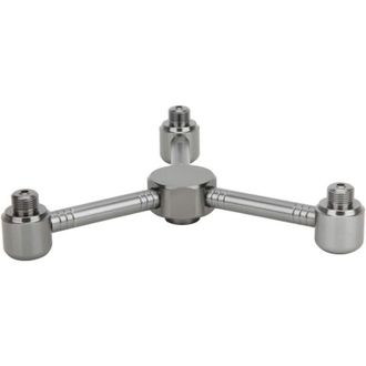 OEM Adaptadores De Cilindro De Gas Para Estufa De Camping Al Aire Libre, De Aleaci&oacute;n De Aluminio, Para Horno, Conectores Y Accesorios (tres Cabezales) - C