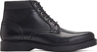 Base London Dugan Leather Mens Boots - Black - Size UK 12