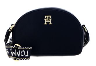 Tommy Hilfiger Women Tommy Life Half Moon Camera Bag Shoulder Bag Small, Blue (Space Blue), One Size