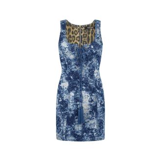 Roberto Cavalli Mujer, Vestidos, Azul, Talla: S