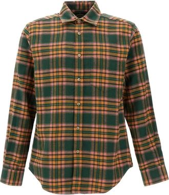 Portuguese Flannel Olivara Shirt - - Shirts - Uomo - Multicolore - M