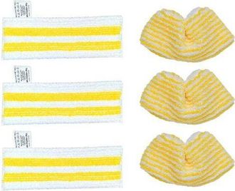 OEM Juego De Pa&ntilde;os De Microfibra, Apto Para K&auml;rcher Easyfix Sc 1 A Sc 5, 3 Boquillas Para Suelos Y 3 Boquillas De Mano