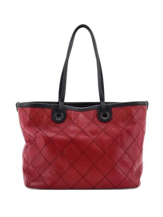 Chanel Fever Quilted Caviar Medium tote bag - Zwart