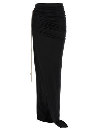 Rick Owens Drkshdw Womens Soft Edfu Skirt