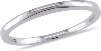 Amour Wedding Band In 10K White Gold