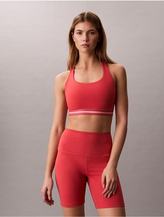 Calvin Klein Calvin Klein Womens Icon Sport Medium Impact Sports Bra - Pink - XL