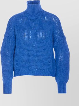 Roberto Collina cozy turtleneck sweater with open knit design