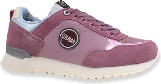 Colmar Travis Authentic - Dames - Sneakers - Roze - 37 EU - Leer - Schoenen