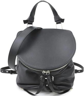 Bally Pre-owned Backpacks, female, Black, Size: ONE SIZE Pre-owned Leather Shoulder Bag