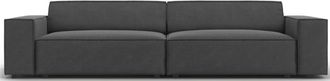 BLOOMINGLOFT 4-Sitzer Designsofa Jodie - Samtbezug