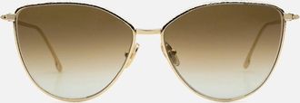 Victoria Beckham Womens Victoria Beckham Gold Sunglasses - Size: ONE size