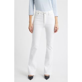 Frame Denim The Reboot High Waist Bootcut Jeans in White at Nordstrom, Size 24
