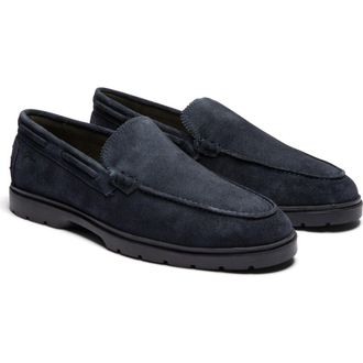 Gernie NYC Venetian Driving Loafer in Navy Suede at Nordstrom Rack, Size 9