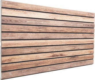 vidaXL Paneles De Pared 5 Uds. 100 X 50 Cm Marr&oacute;n Claro Espuma Eps Vidaxl