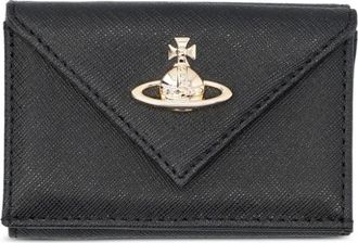 Vivienne Westwood envelope leather wallet - unisex - Calf Leather - One Size - Black