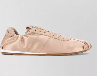 Miu Miu satin low top sneakers rubber sole