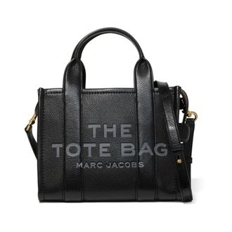 Marc Jacobs Shopping Bags, female, Black, ONE SIZE, The Leather Small Tote Bag