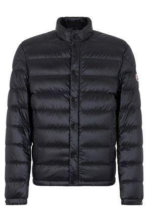 Moncler Black Mock Collar Jacket