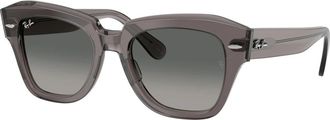 Ray-Ban Stijlvolle zonnebril State Street - unisex - Zonnebrillen - Grijs - 49 MM - Accessoires
