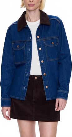 Pistola Denim Devon Relaxed Shacket In Infinity Wash