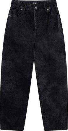 ALIX The Label Alix The Label - Woven Faux Suede Pants - Dames - Jeans - Zwart - Maat: XS Su&egrave;de