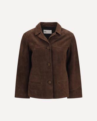 Tory Burch Suede Jacket Female S