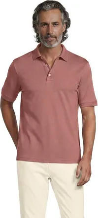 Lands End Short Sleeve Cotton Supima Polo Shirt in Vintage Mauve at Nordstrom, Size Xx-Large