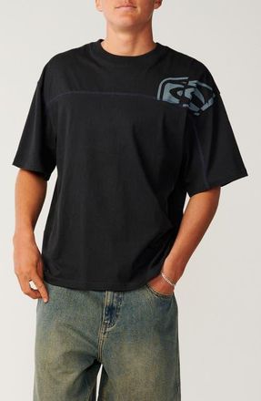 Rip Curl Archive Thrashed Cotton Graphic T-Shirt in Black at Nordstrom, Size Xx-Large