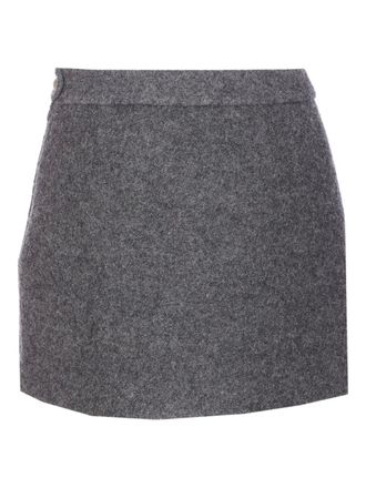 Dunst zip button mini skirt - Grey