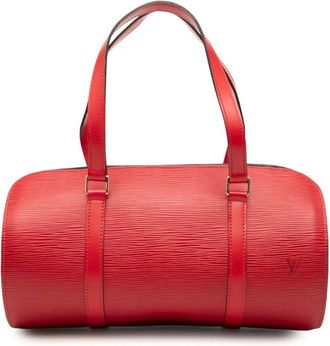 Louis Vuitton Borsa a mano Soufflot in pelle &Eacute;pi 1997 - Rosso