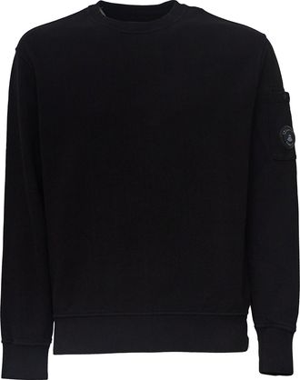 C.P. Company Brushed Emerized Diagonal Fleece Crewneck Sweatshirt